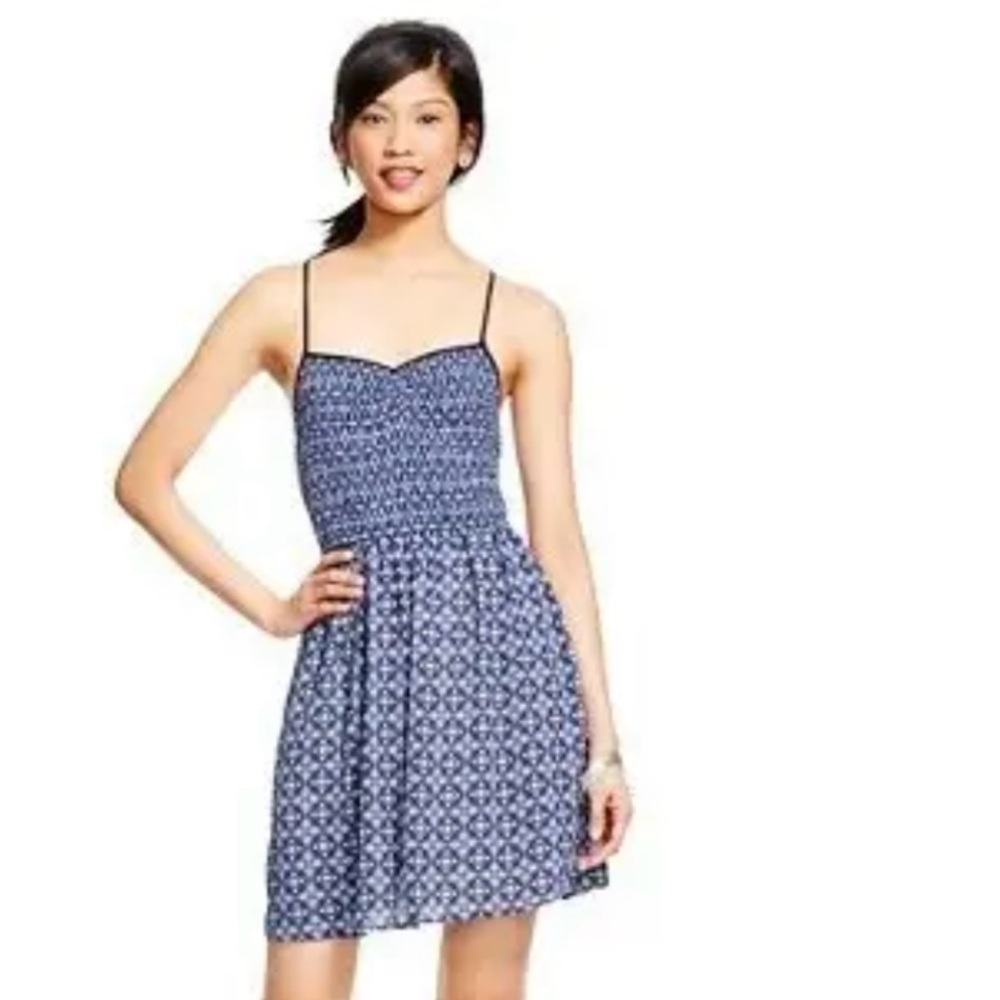 Xhilaration - Blue and Black Summer Dress